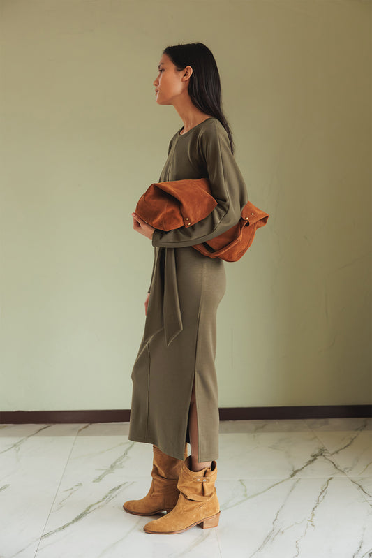 VESTIDO PUNTO ANUDADO
