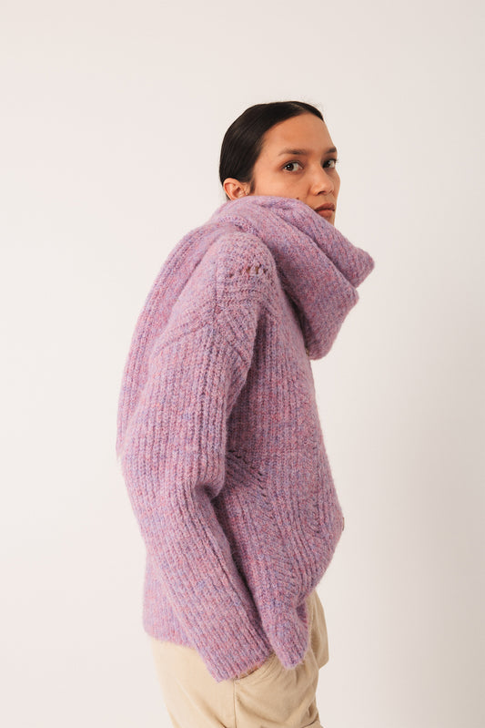JACKET WITH LOOSE-KNIT DETAILS 4