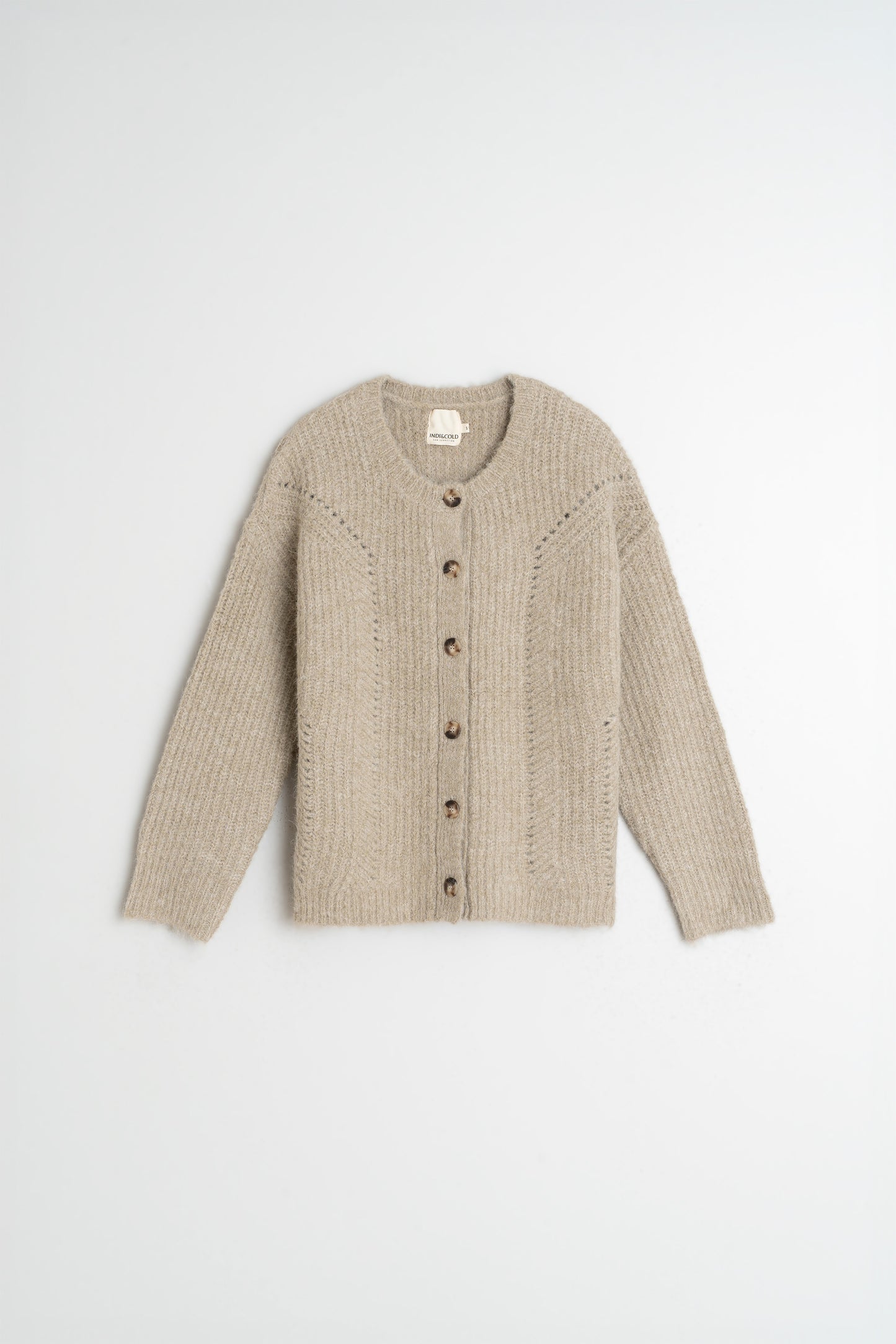 CHAQUETA  CON DETALLES DESAGUJADOS