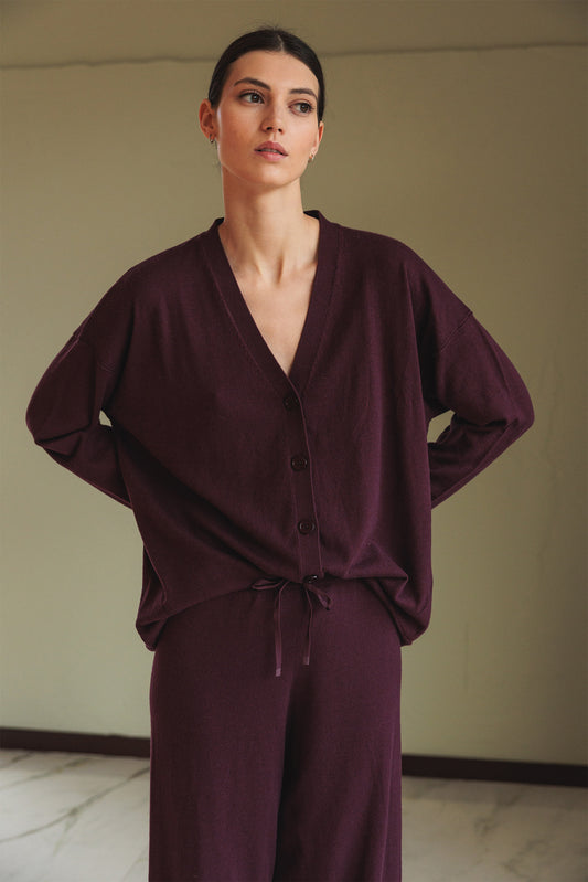 SEAWOOL V-NECK JACKET 4