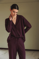 WIDE-KNIT PANTS