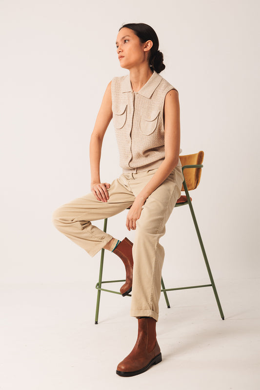 CABLE-KNIT VEST TOP 5