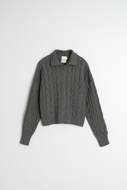 VESTE EN COTON TORSADÉ