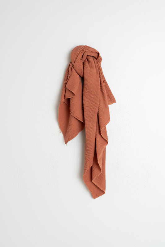 DOUBLE-GAUZE SCARF