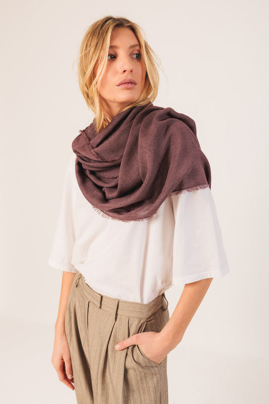 MELANGE FLARED SCARF