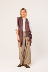 MELANGE FLARED SCARF