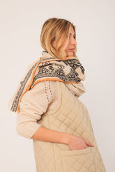 ETHNIC EMBROIDERED SCARF