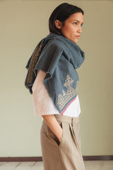 ETHNIC EMBROIDERED SCARF