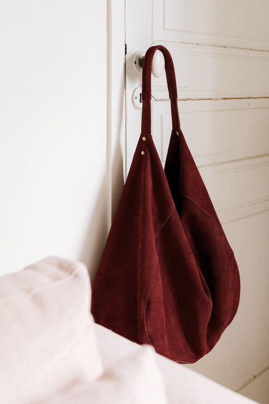 TOTE BAG EN CROÛTE DE CUIR