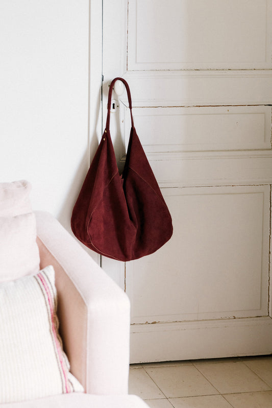 TOTE BAG EN CROÛTE DE CUIR