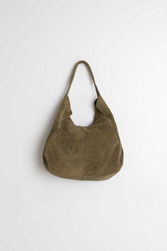 SPLIT LEATHER TOTE BAG