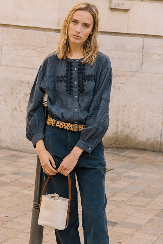 LEATHER HAND TOTE BAG 1