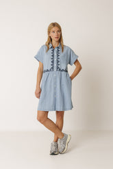 ROBE CHEMISE BRODÉE