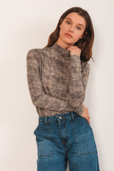 NETTING PRINT T-SHIRT