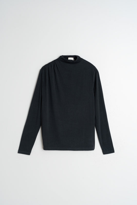 [CL] RUFFLED-COLLAR T-SHIRT