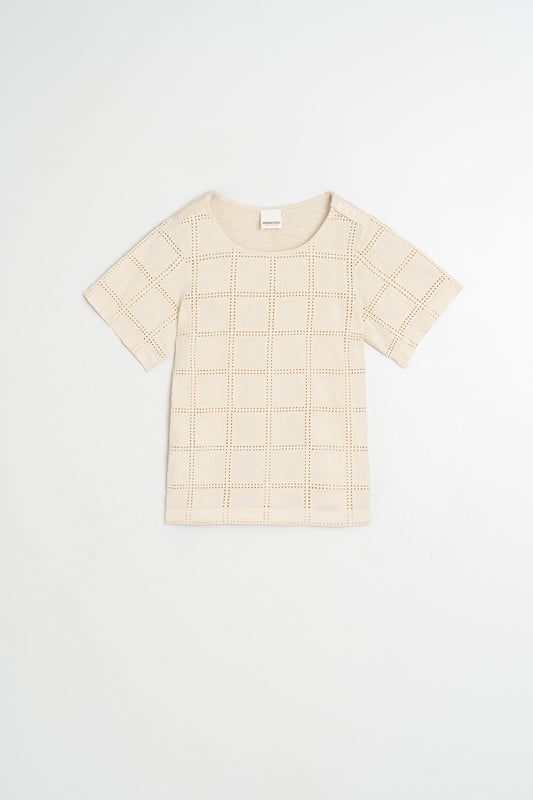 BLUSA ALGODÓN BORDADA