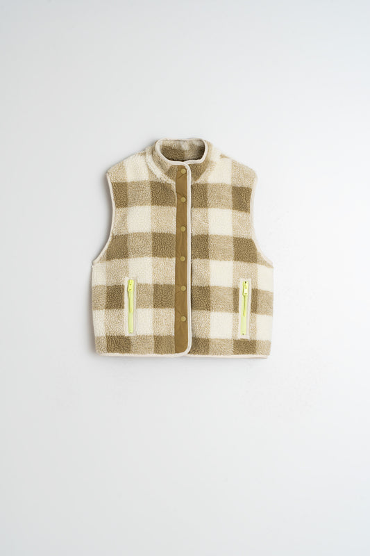 TEDDY PLAID VEST 1