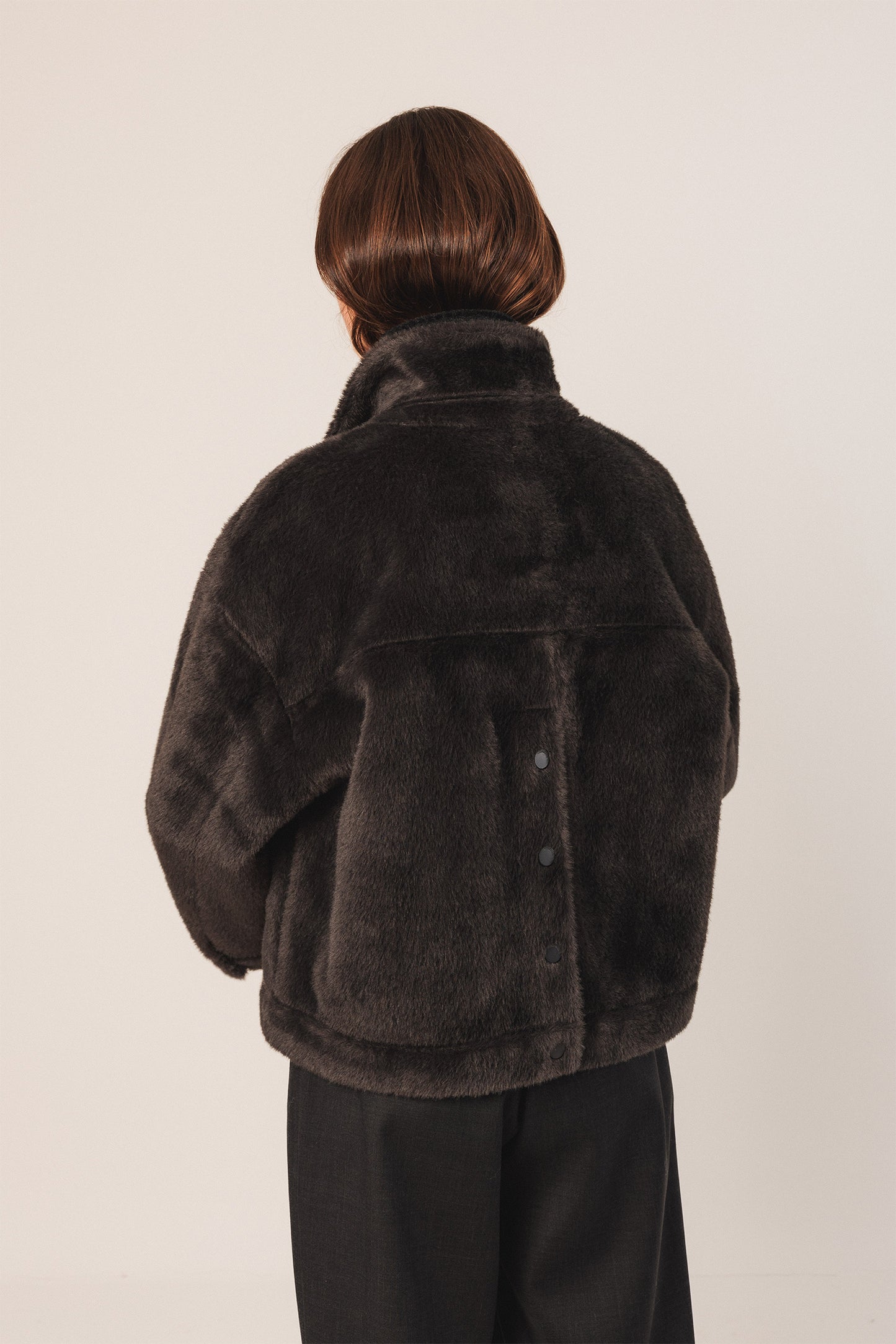 ABRIGO BOXY  DE PELO