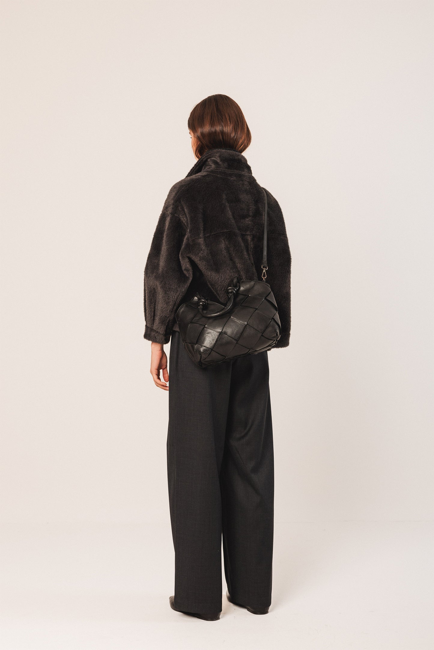 ABRIGO BOXY  DE PELO