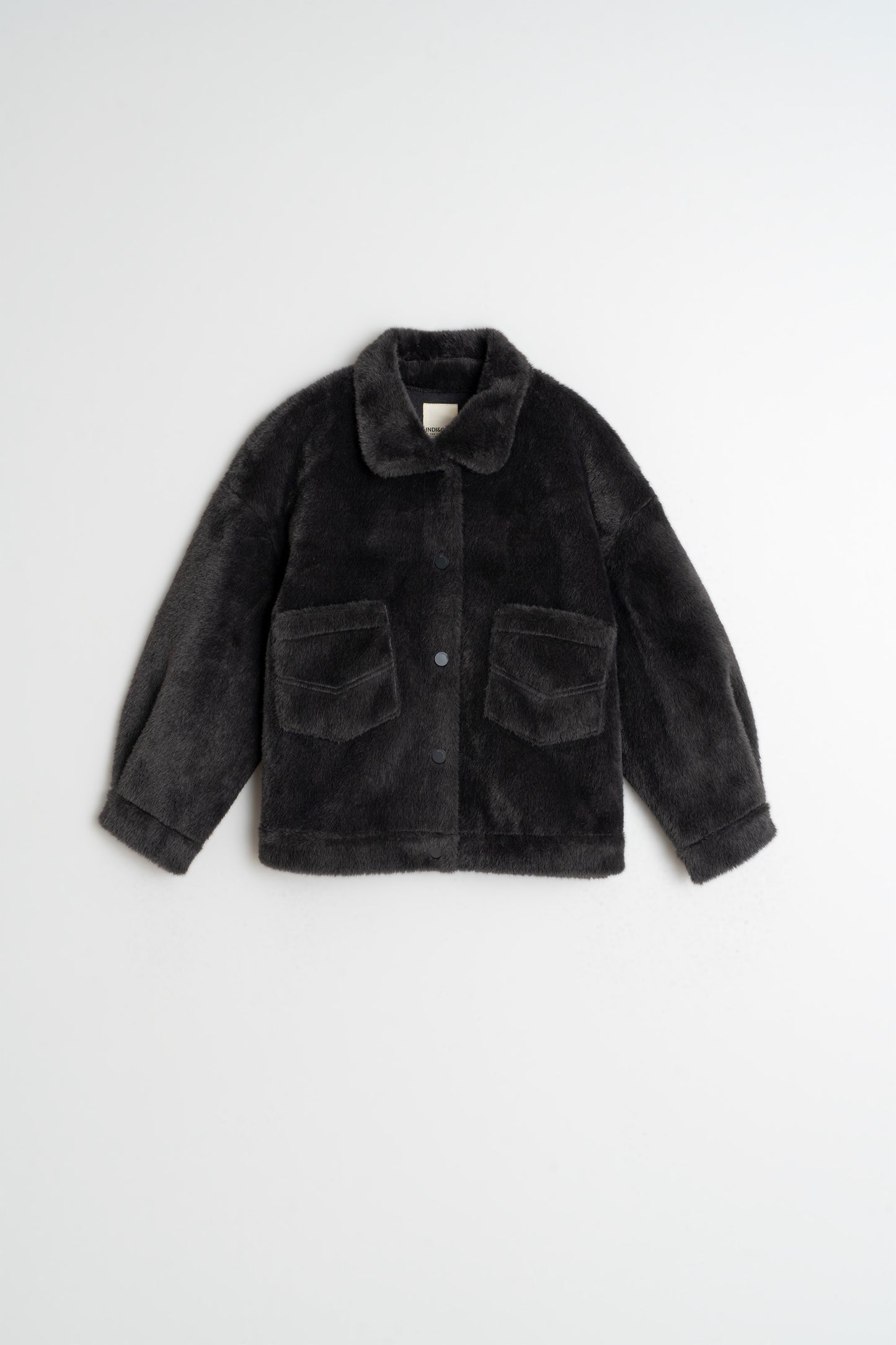 ABRIGO BOXY  DE PELO