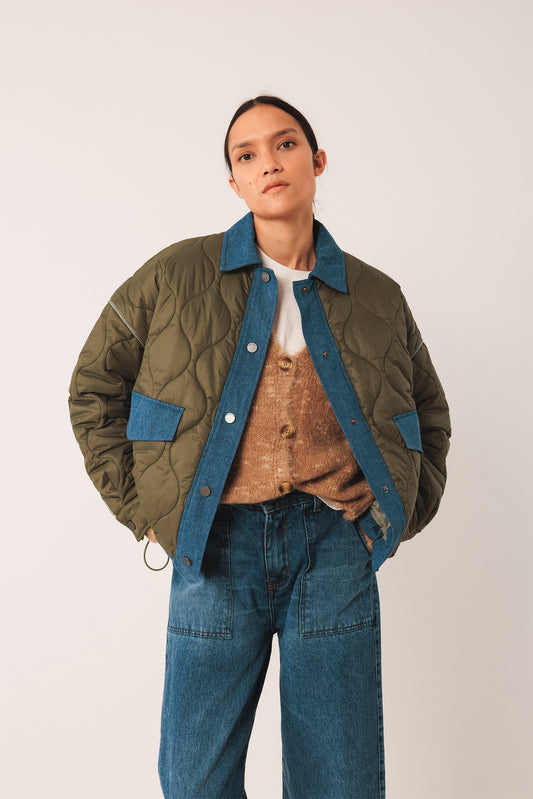 CAZADORA ACOLCHADA RETRO