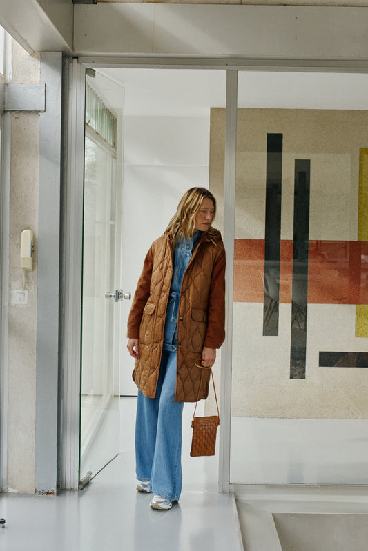 MANTEAU COMBINÉ MATELASSÉ