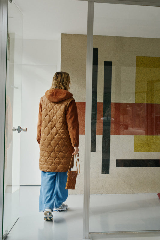 MANTEAU COMBINÉ MATELASSÉ