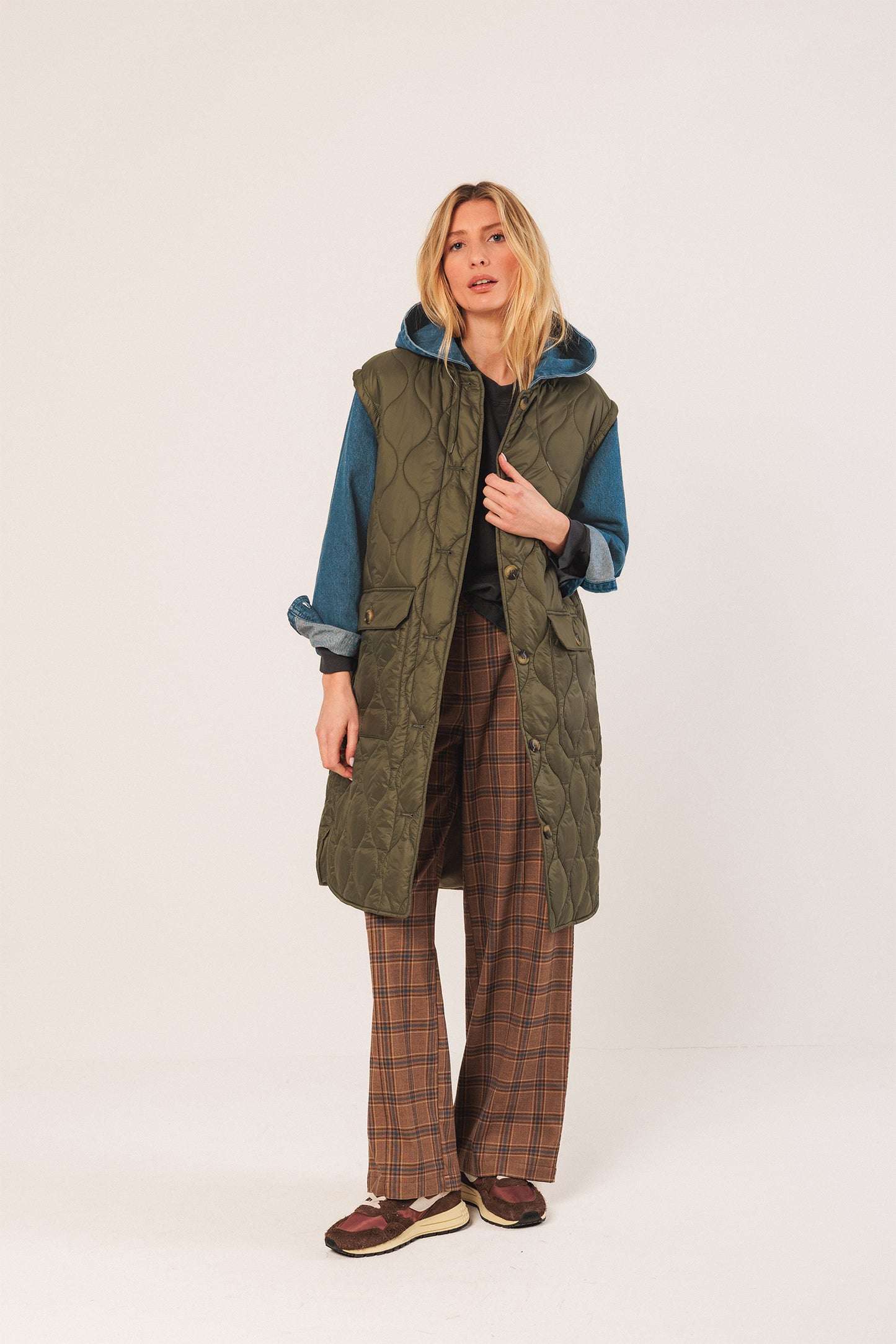 MANTEAU COMBINÉ MATELASSÉ