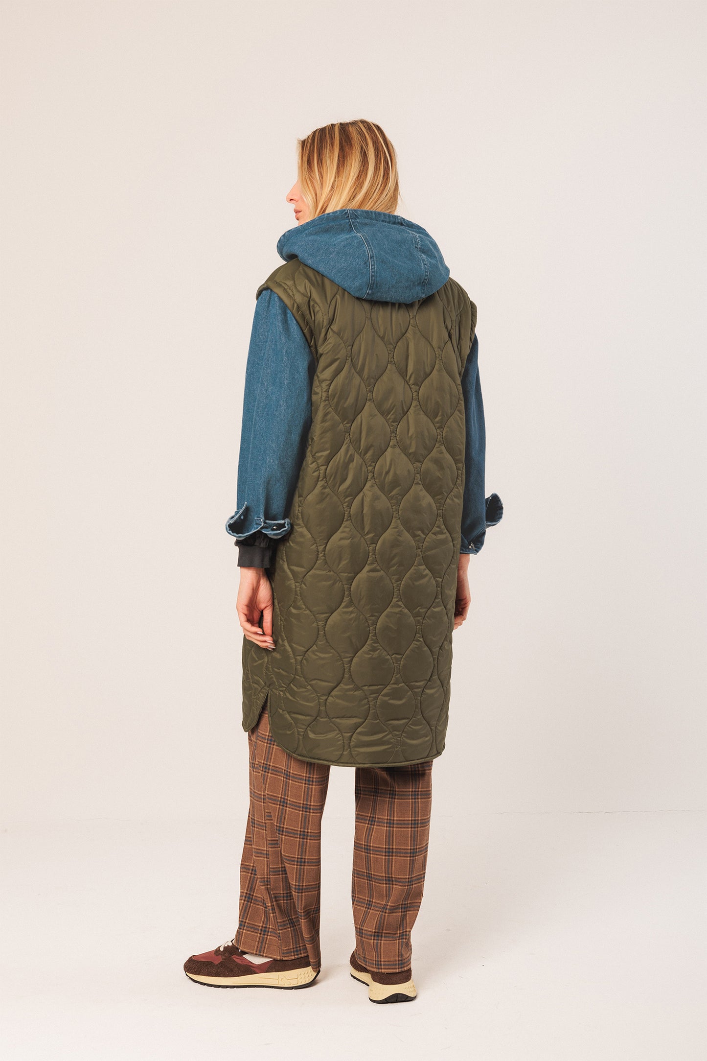 MANTEAU COMBINÉ MATELASSÉ