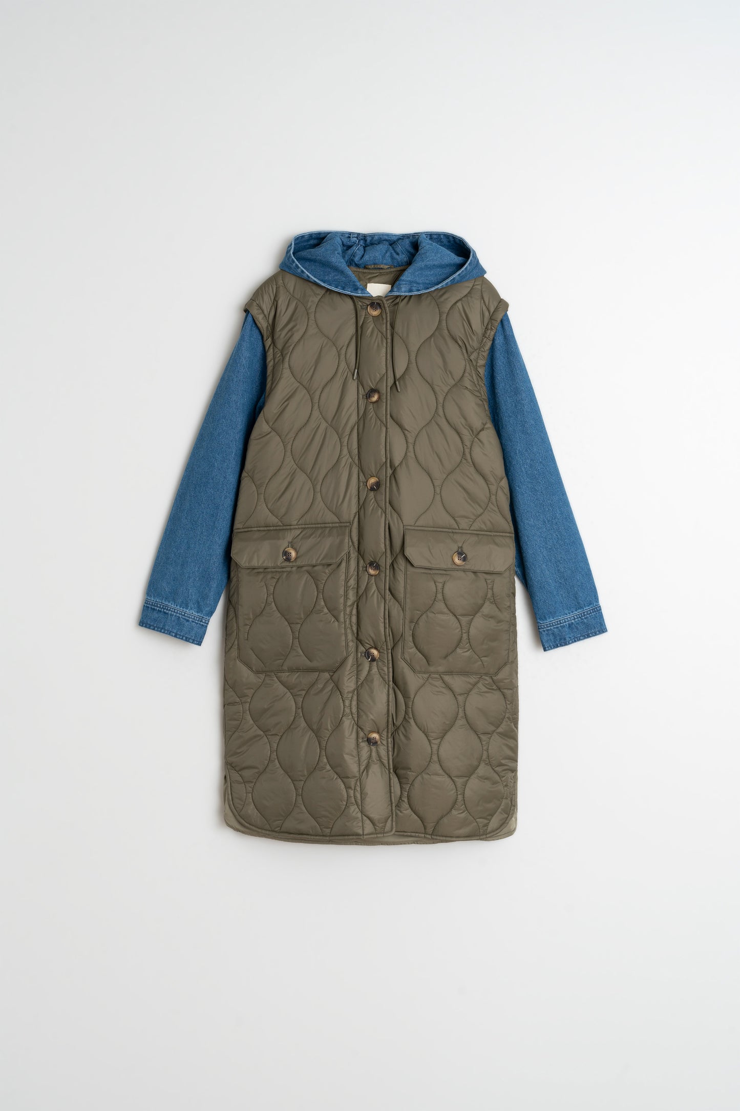 MANTEAU COMBINÉ MATELASSÉ