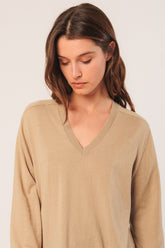 BASIC COTTON SWEATER