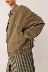 WASHED TWILL JACKET
