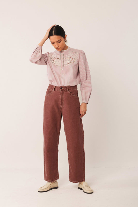 PANTALÓN SARGA LAVADA