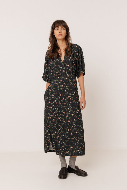 LONG FLORAL PRINT DRESS 3