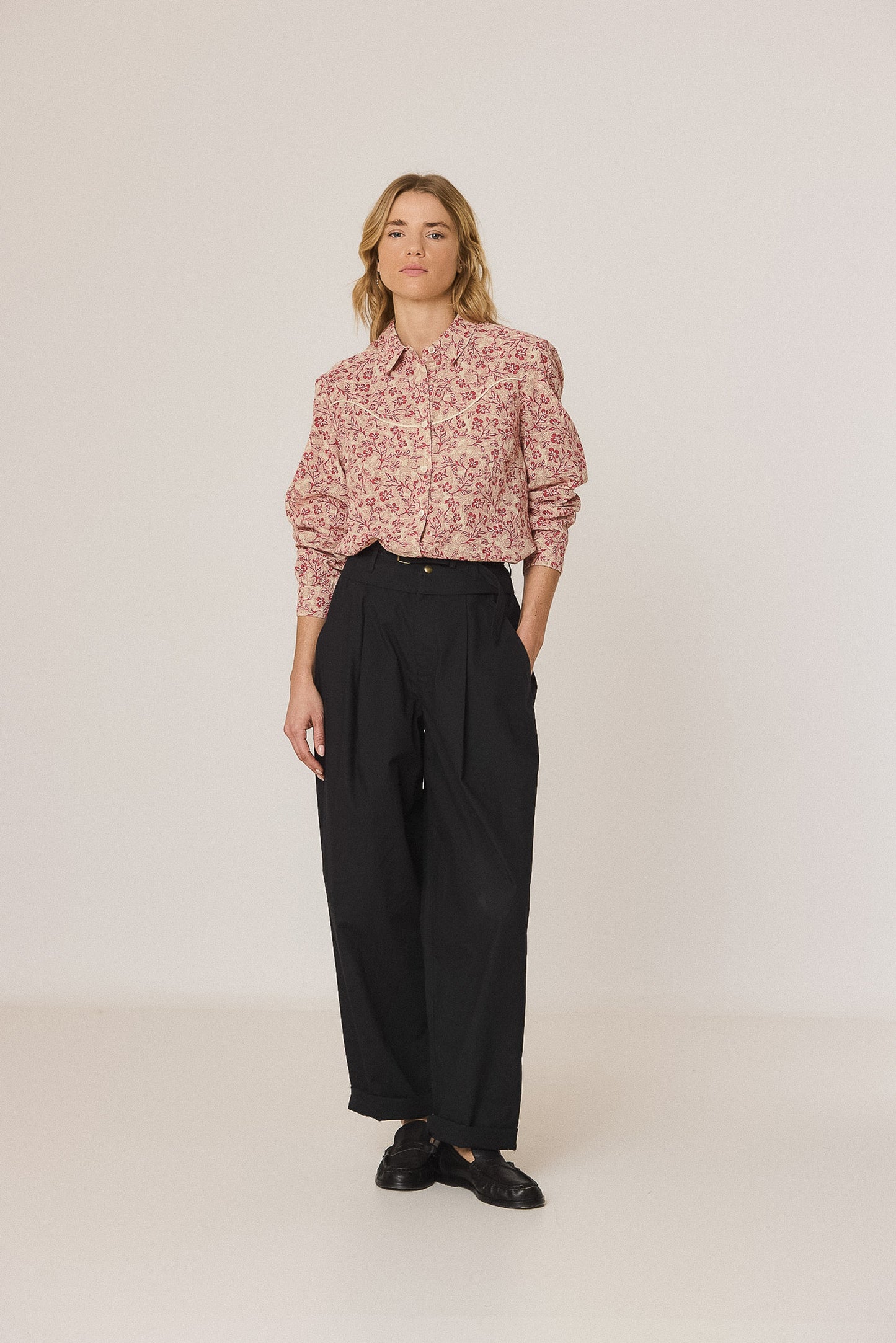 CAMISA WESTERN FLORES