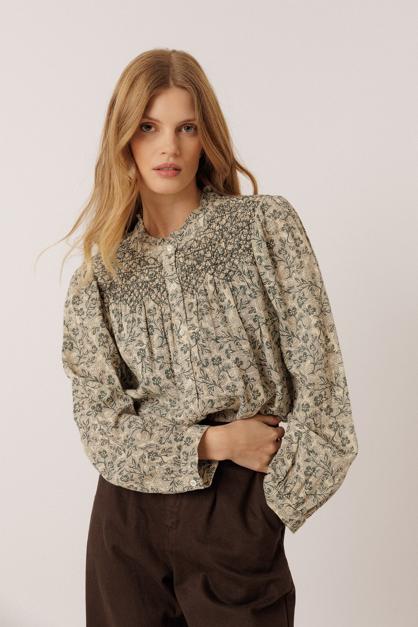 CAMISA BORDADO SMOCK