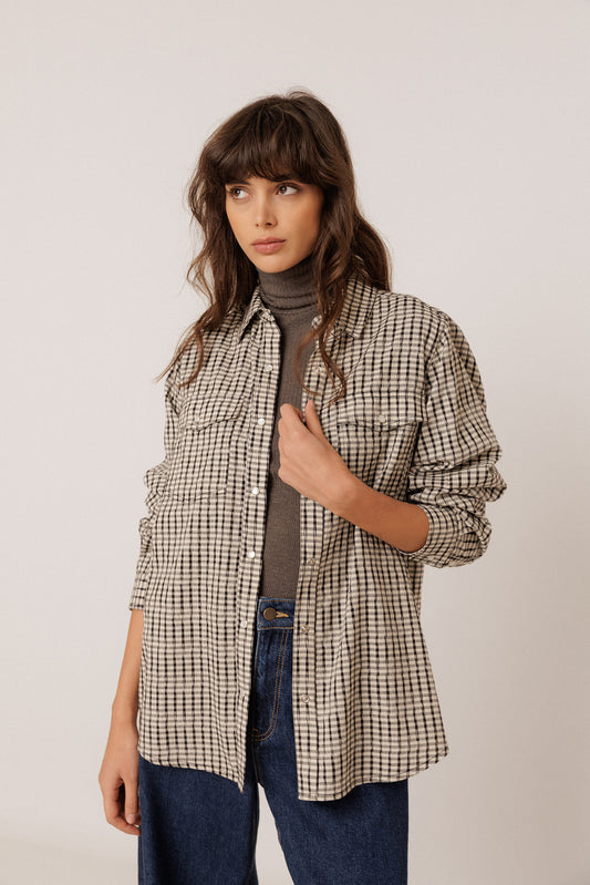 CHEMISE STYLE WESTERN 1