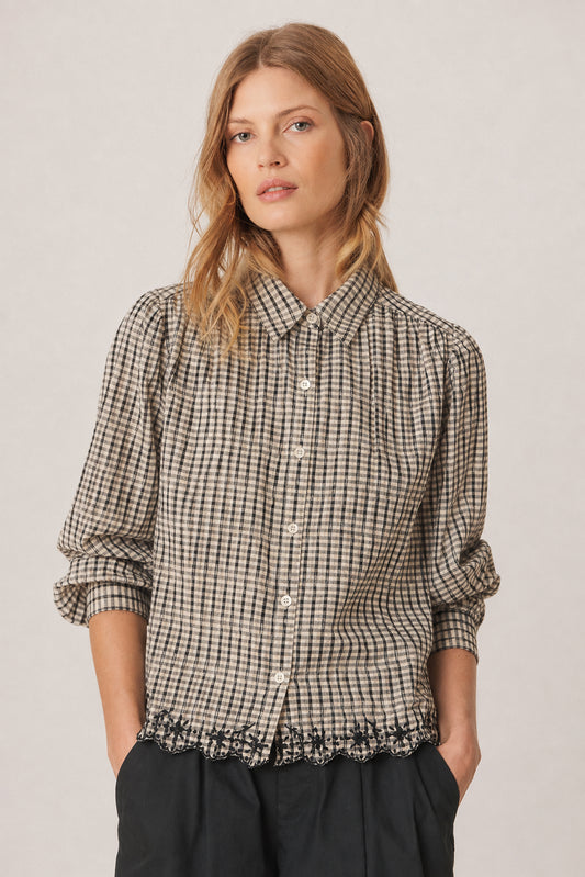 CAMISA BORDADOS CONTRASTE 1