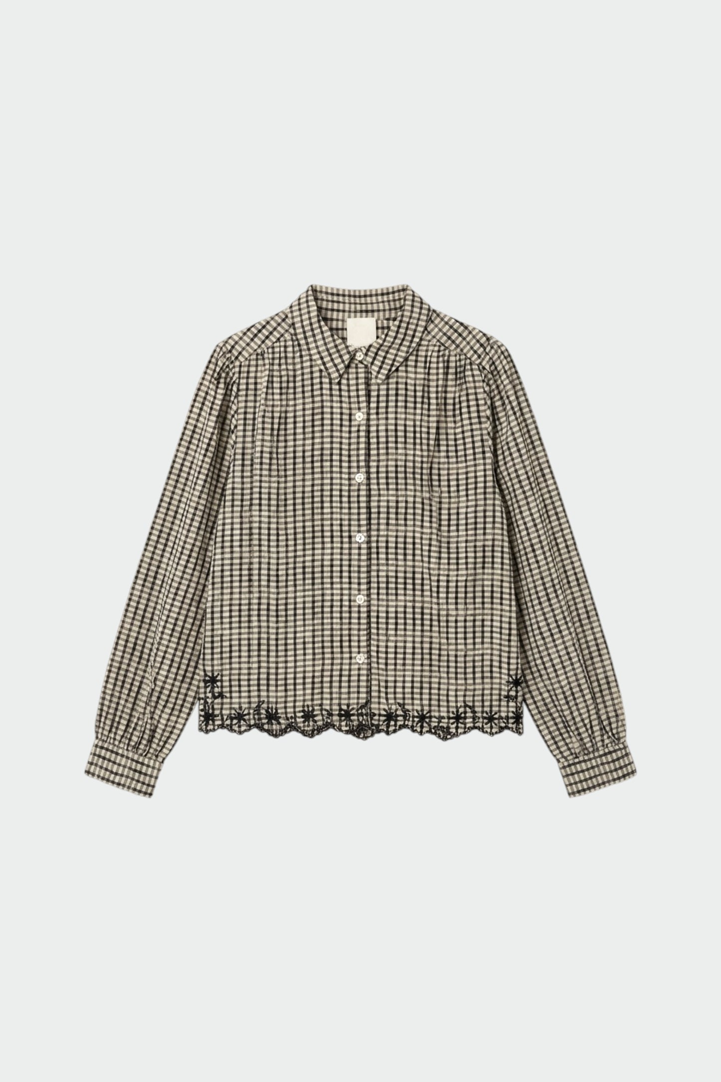 CAMISA BORDADOS CONTRASTE