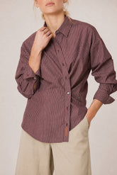 MASCULINE MULTIPOSITION STRIPED SHIRT