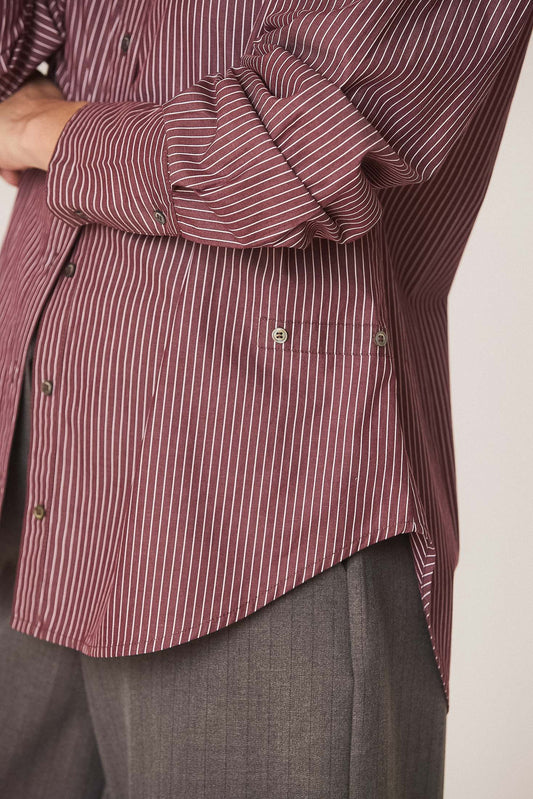 CAMISA RAYA MASCULINA MULTIPOSICIÓN 3