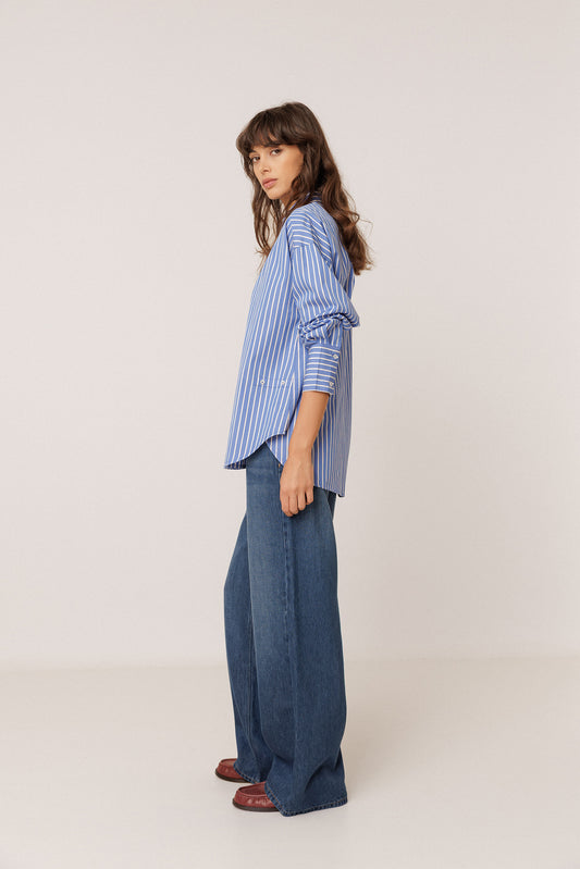 CAMISA RAYA MASCULINA MULTIPOSICIÓN 3