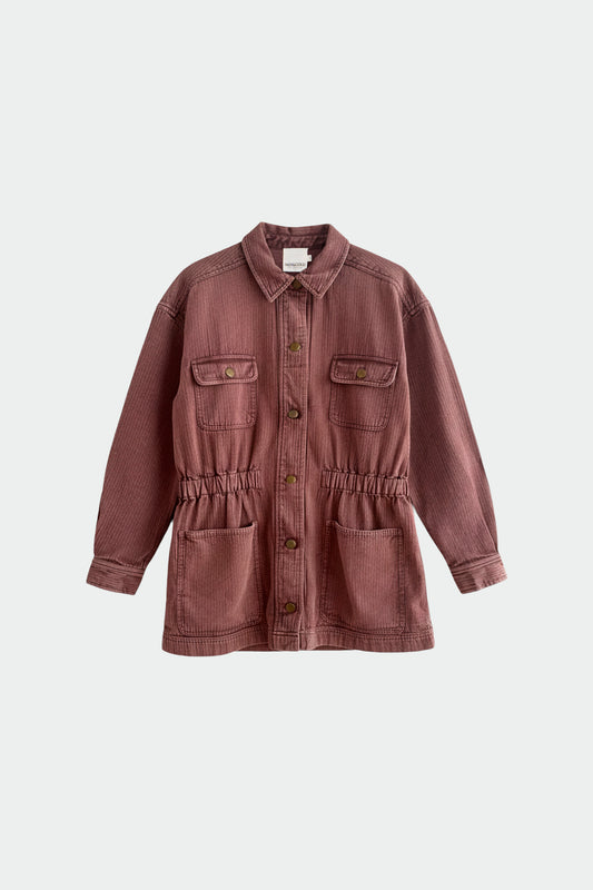VINTAGE-WASHED HERRINGBONE JACKET 6