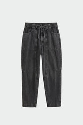 HERRINGBONE CARROT PANTS