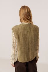 QUILTED COTTON VEST