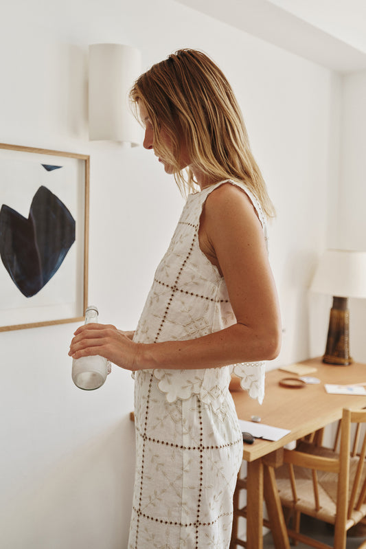PERFORATED-EMBROIDERY TOP 4