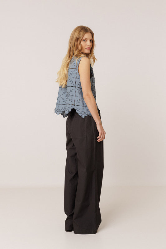 PERFORATED-EMBROIDERY TOP 4