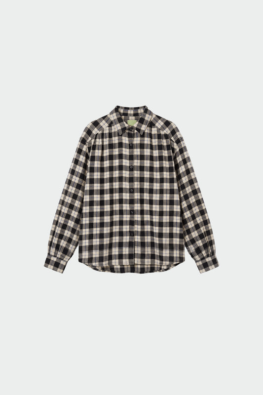 CHECKED COTTON GAUZE SHIRT 5