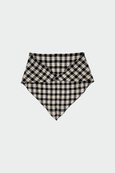 TARTAN CHECK TRIANGULAR SCARF