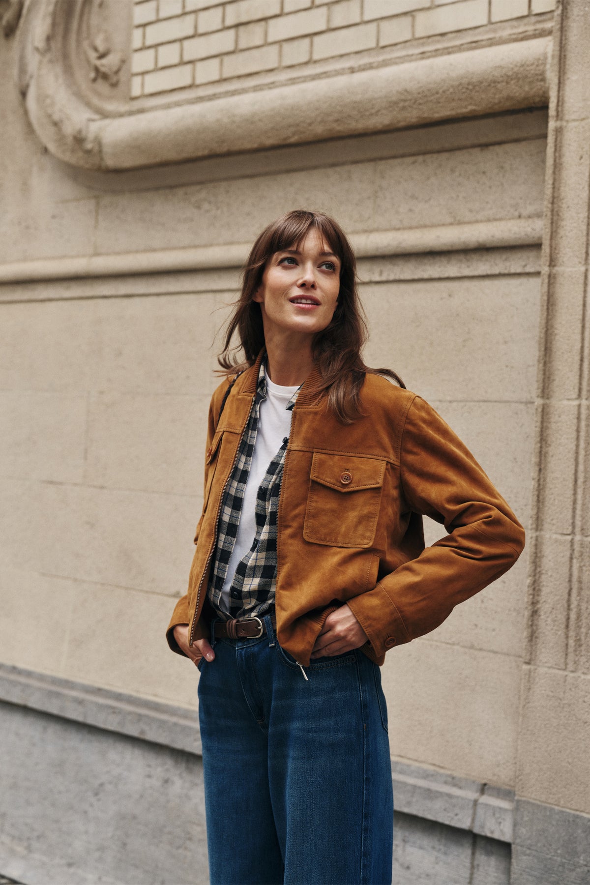 SUEDE BOMBER JACKET